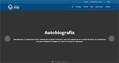 Desktop Screenshot of editoraunesp.com.br